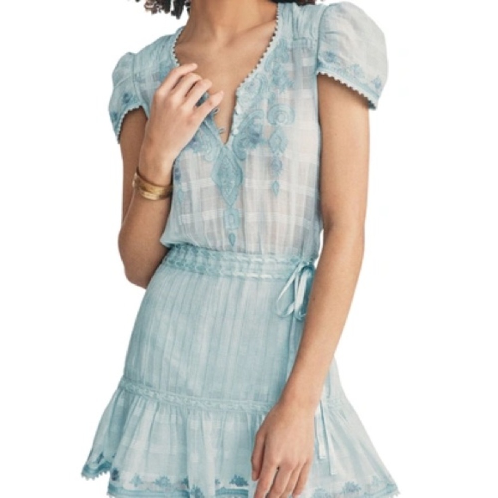 LoveShackFancy Albelina Mini Dress